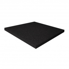 Плитка из резиновой крошки, 500*500*18мм, (черная)