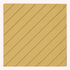 Плитка тактильная, бетонная, 500*500*50мм, диагональ, желтая