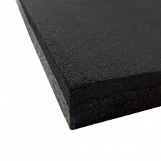 Плитка из резиновой крошки, 500*500*40мм, черная