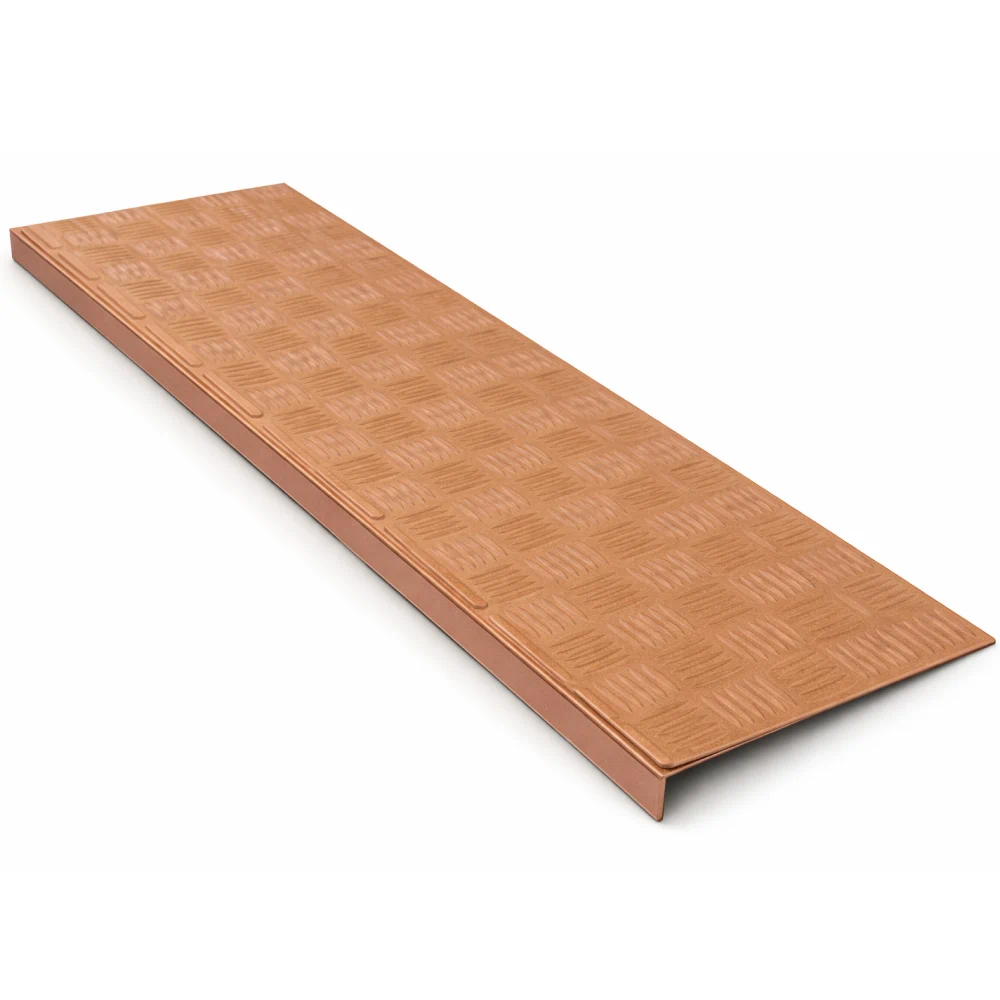 Накладка резиновая, 900*300*30мм, цвет коричневый