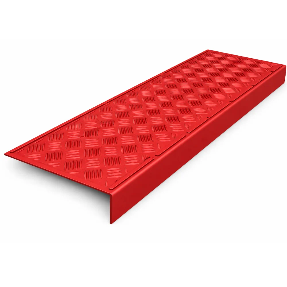 Накладка резиновая, 750*305*71мм, цвет красный