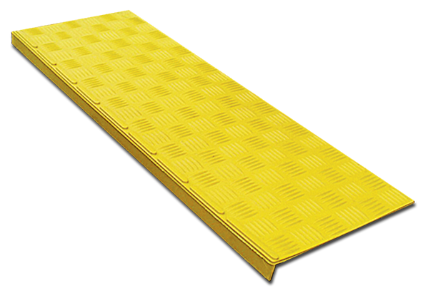 Накладка резиновая, 900*300*30мм, цвет желтый