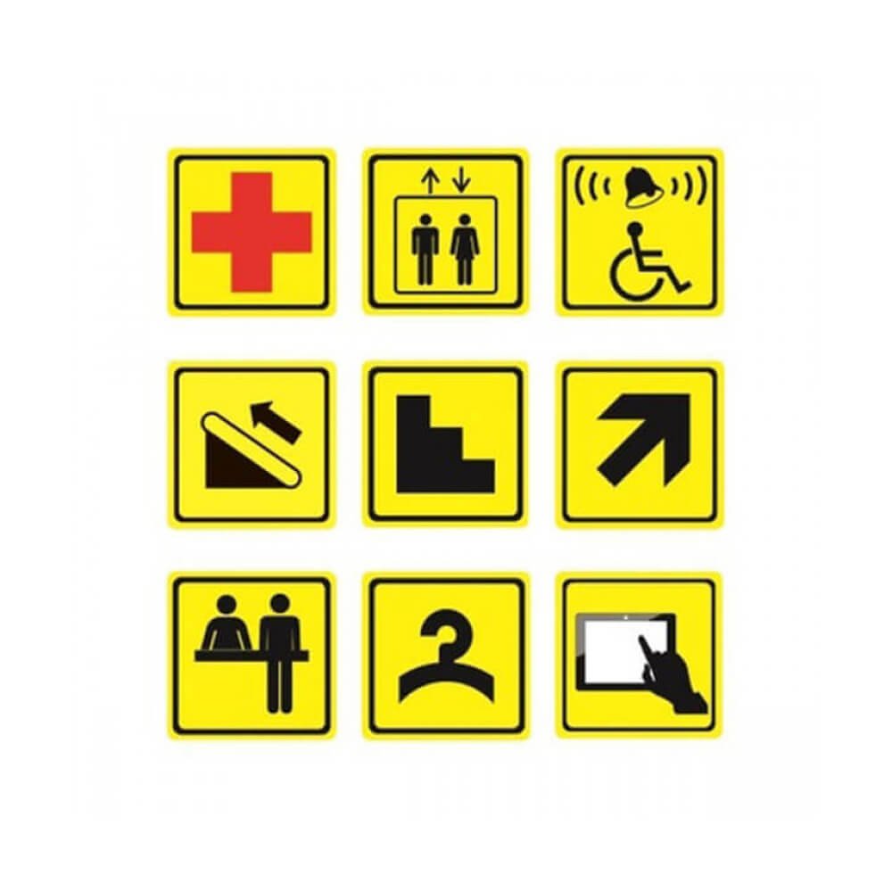 150х150мм. тактильная пиктограмма доступность для инвалидов. тактильная пиктограмма лифт для инвалидов. тактильная пиктограмма "направление движения, поворот". пиктограмма 200х200.
